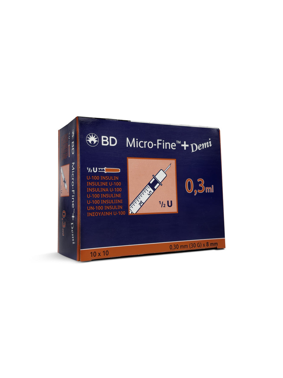BD Micro-Fine 0.3ml 30G (x100)